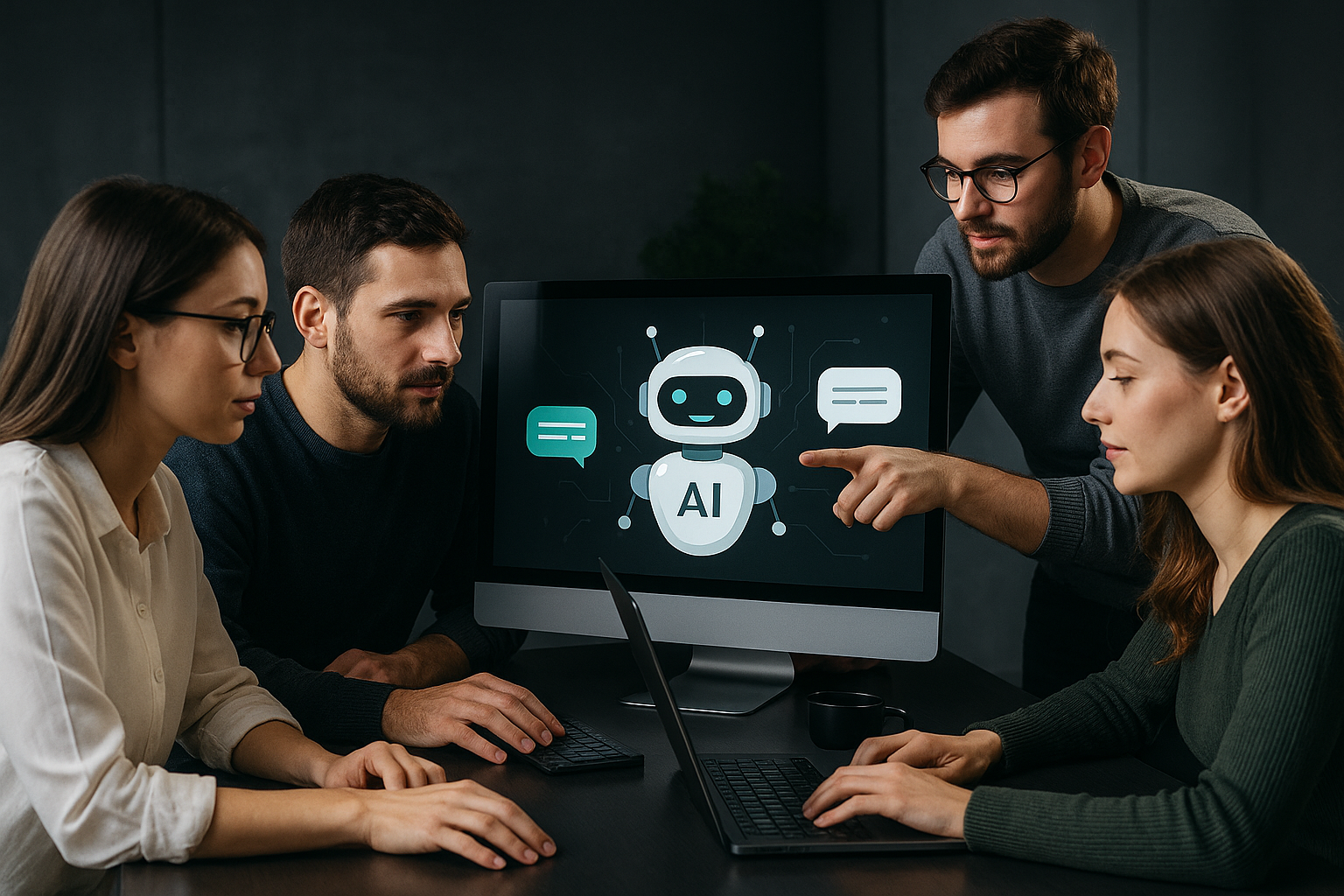 Equipa LIMABOTS a trabalhar